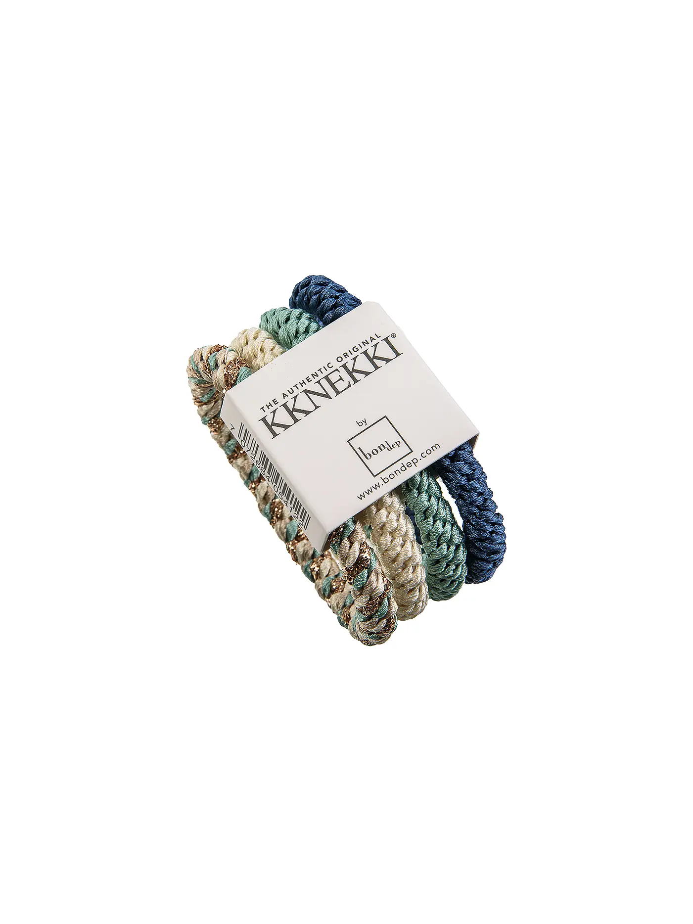 KKNEKKI | Haargummi 4er Pkg BUNDLE 1 | blau